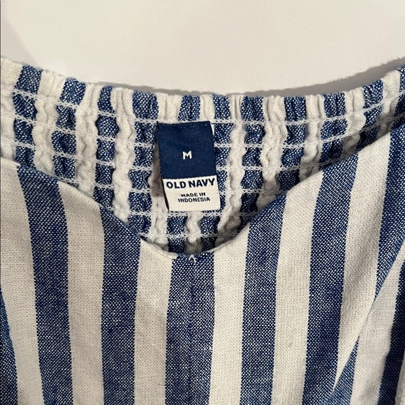 Blue and White Striped Old Navy Dress - Picture 2 of 6